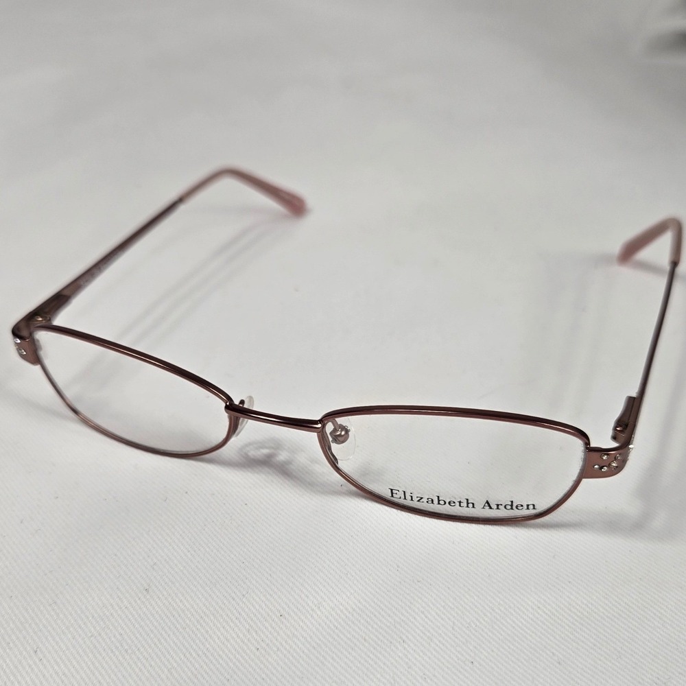 Elizabeth Arden Eyeglasses‎ Light Pink Frames Rhinestones EA 6006 51/19/135 New